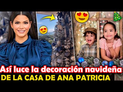 Así LUCE la DECORACIÓN NAVIDEÑA de la CASA de Ana Patricia Gámez ¡Qué ESPECTACULAR!