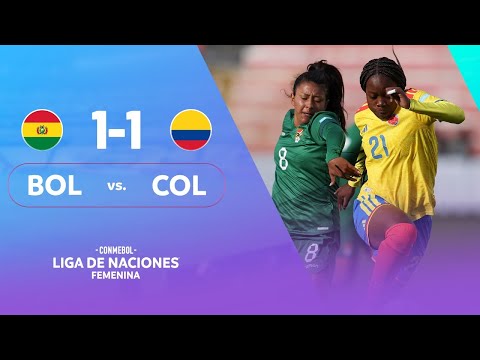 BOLIVIA vs. COLOMBIA | HIGHLIGHTS | CONMEBOL LIGA DE NACIONES FEMENINA