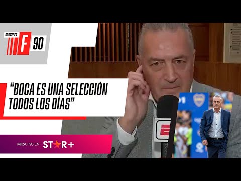 PARA BIEN O PARA MAL, TODO EL PAÍS ESTÁ PENDIENTE DE BOCA: Gustavo Alfaro, IMPERDIBLE en #ESPNF90