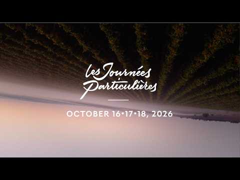 LES JOURNÉES PARTICULIÈRES - MANIFESTO