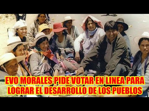 EVO MORALES MENCIONÓ ESTADOS UNIDOS ESTÁ TRATANDO DE MAN3JAR LA ELECCIONES DE ECUADOR DESDE COLOMBIA