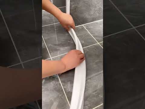 ✅ Stop Bathroom Leaks Easily: Bathroom Silicone Water Stopper Sticky Rubber ( # 1267 )