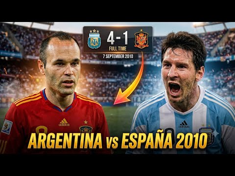 El día que Argentina enfrentó a la España campeona del mundo - Reacción - Argentina vs España 2010