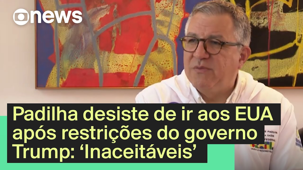 Ministro da Saúde desiste de viagem após restrições dos EUA Condições inaceitáveis
