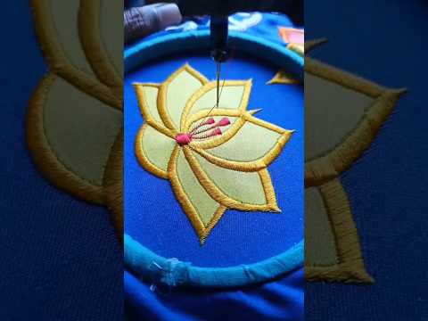 Watching a Flower Come to <strong>Life</strong> <strong>With</strong> an Embroidery Machine