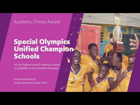 Academy Choice Award, Special Olympics Unified Champion Schools | HundrED