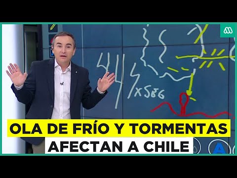 Ola de frío en Santiago y lluvias en el sur: El sistema frontal que afecta a Chile