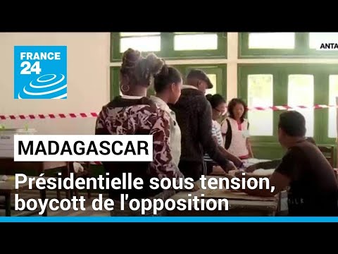 Madagascar : présidentielle sous tension, boycott de l'opposition • FRANCE 24