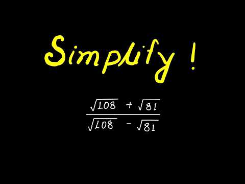 Nice Square Root problem | How to simplify