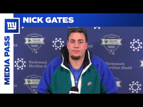 Nick Gates Talks Plan to Return to the Field | New York Giants video clip 