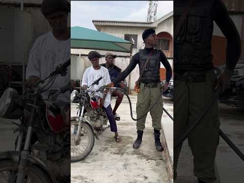 Theif  in fuel station #behindthescenes #naijacomedy  #broda2muchtalk
