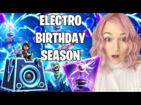 *NEW* ELECTRO BIRTHDAY SEASON | CLASH ROYALE 2024