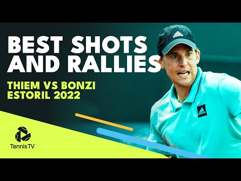 Tennis 🎾 Dominic Thiem vs Benjamin Bonzi Best Shots And Rallies | Estoril 2022