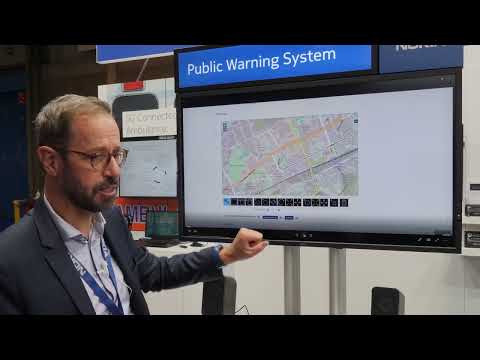 Public Warning System demonstration - Nokia at Critical Communications World 2021 Conference