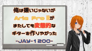 【JAY 1200】AriaProⅡのこの独創性、とても好きです。【JETのハイエンドモデル（’’？】