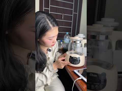 Bình đun nước pha sữa công thức cho bé. Con nhỏ uống sữa công thức nên sắm nha mom #cocaxinchao0 #b