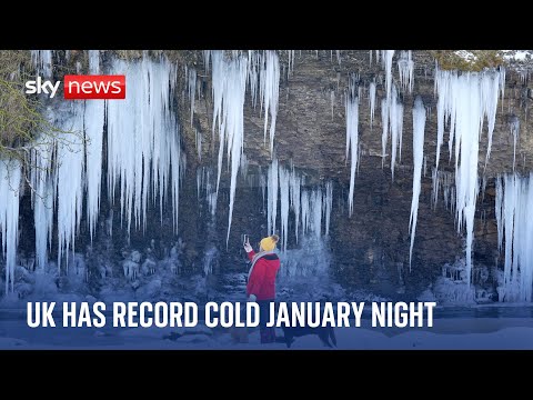 UK shivers through coldest January night in 15 years