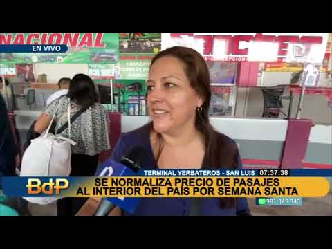 Semana Santa: se duplican los precios de pasajes en el terminal de Yerbateros