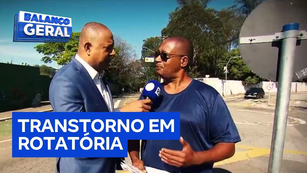 Balança Povão Rotatória em Itaquera zona leste de SP causa caos e risco para pedestres
