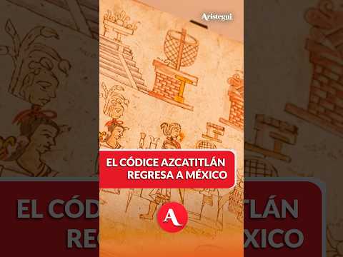 El Códice Azcatitlán regresa a México Francia prestó el manuscrito mexica del siglo XVI