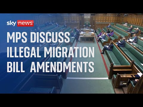 Watch live: MPs discuss Illegal Migration Bill  amendments