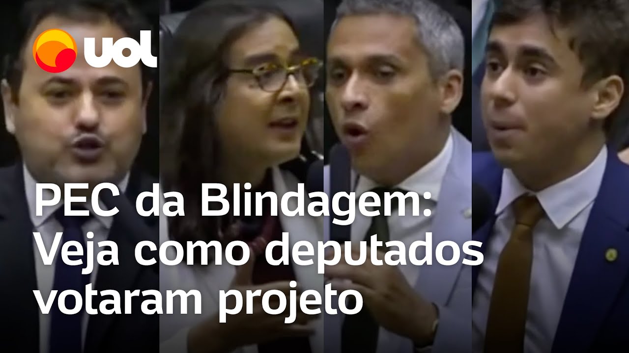 PEC da Blindagem Nikolas Duda Glauber Gayer e mais o que disseram e como votaram os deputados
