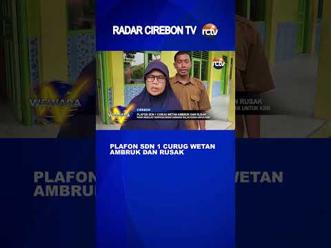 Plafon SDN 1 Curug Wetan Ambruk dan Rusak