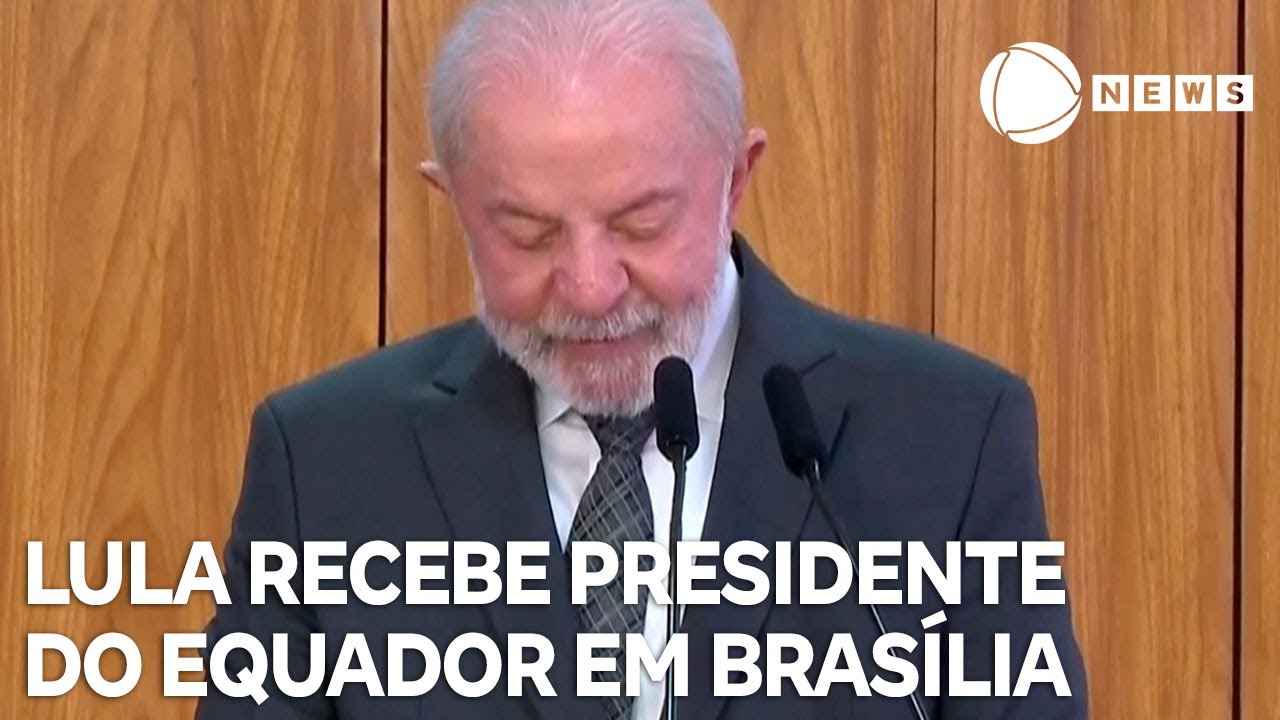 Lula recebe presidente do Equador em Brasília