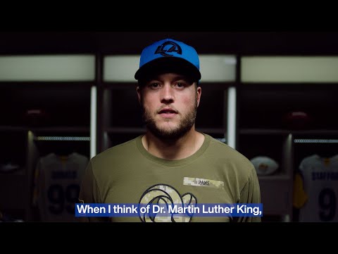Rams Players Honor Dr. Martin Luther King Jr. & Share The Impact His Legacy Has On Them video clip