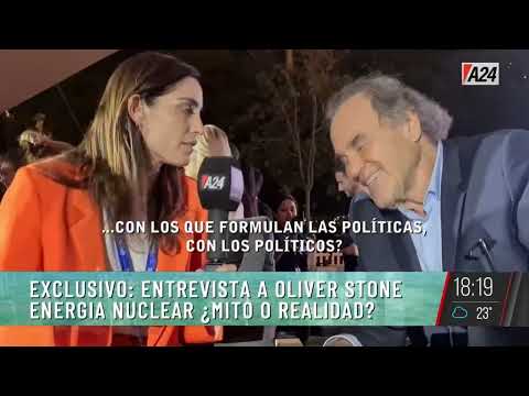 EXCLUSIVO: Entrevista a Oliver Stone de Nuclear Now en la COP28 | #A24
