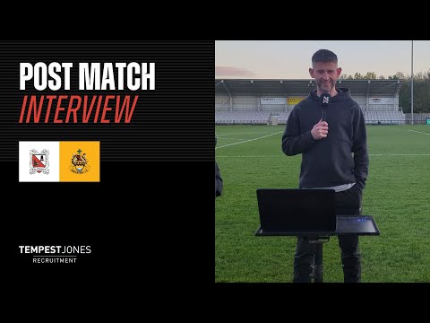 Southport Post-Match Interview: Paddy McLaughlin