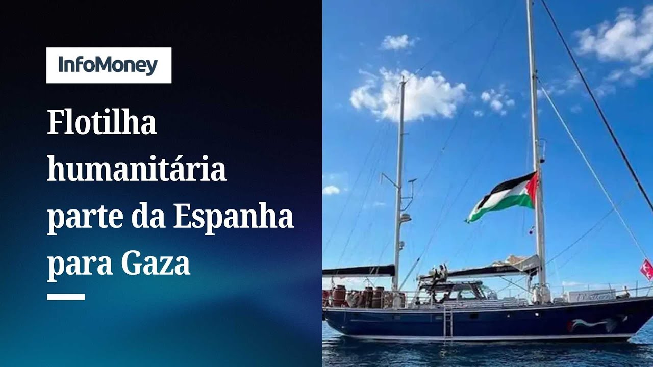 Flotilla humanitária com Greta Thunberg e Thiago Ávila parte para tentar romper bloqueio de Gaza