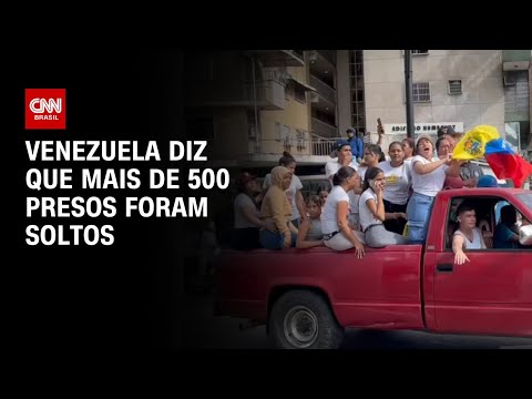 Venezuela diz que mais de 500 presos foram soltos | CNN 360º