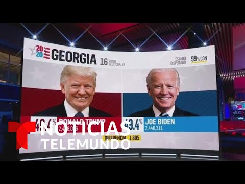 Joe Biden se acerca a Donald Trump en Georgia | Noticias Telemundo