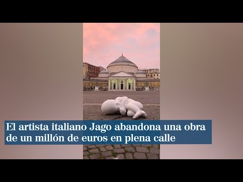 El artista italiano Jago abandona una obra de un millón de euros en plena calle