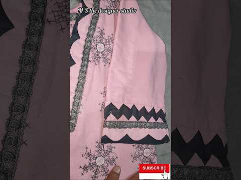🌹 sewing tips and tricks 🌹 beautiful sleeves neck and pant design #reel #short #video #viral #suit