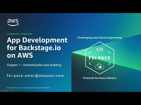 App Development for Backstage.io on AWS - Chapter 7 Authentication and Auditing