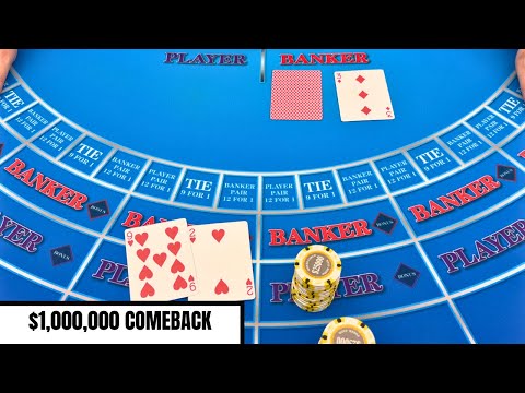 I MADE AN OVER $1,000,000 BACCARAT COMEBACK WITH MASSIVE BETS & A LOT OF LUCK!