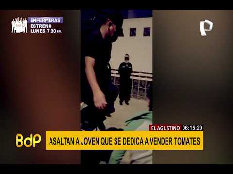 Ladrón disfrazado de mendigo asalta a joven en El Agustino