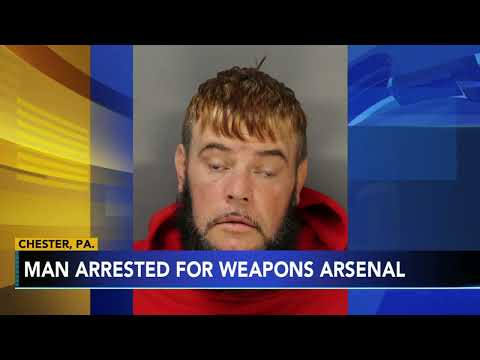Delaware County man arrested after drugs, weapons found at 3 separate locatio