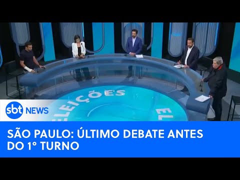 Último debate em SP é marcado por confronto entre Boulos, Nunes e Marçal | #SBTNewsnaTV (04/10/24)