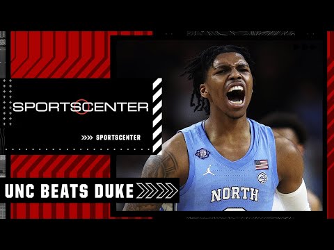Full Reaction: North Carolina defeats Duke to advance to National Championship | SportsCenter video clip