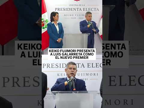 Luis Galarreta agradece a Keiko Fujimori por elegirlo como nuevo Premier | Trome