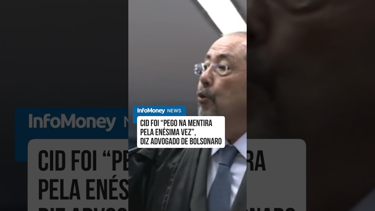 Cid foi pego na mentira pela enésima vez diz advogado de Bolsonaro | InfoMoney News