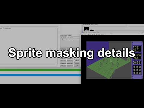 C64 - Glider Rider sprite mask bonus