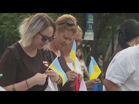 Ukrainians in Peru call for an end to the war