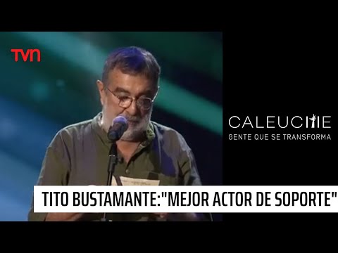 Tito Bustamante gana premio al Mejor actor de soporte en la categoría TV/Series | Premios Caleuche