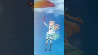 傘で空飛んでみたいって一度は夢見るやつ #鷺原鈴音 #vtuber
