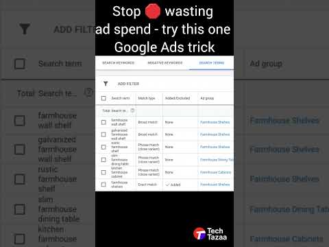Stop Wasting Ad Spend! Try This 1 Google Ads Trick 💡