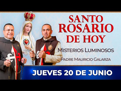 Santo Rosario de Hoy | Jueves 20 de Junio - Misterios Luminosos #rosario